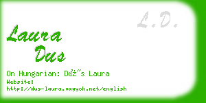 laura dus business card